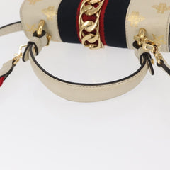 Gucci Sylvie Top Handle Bag Printed Leather