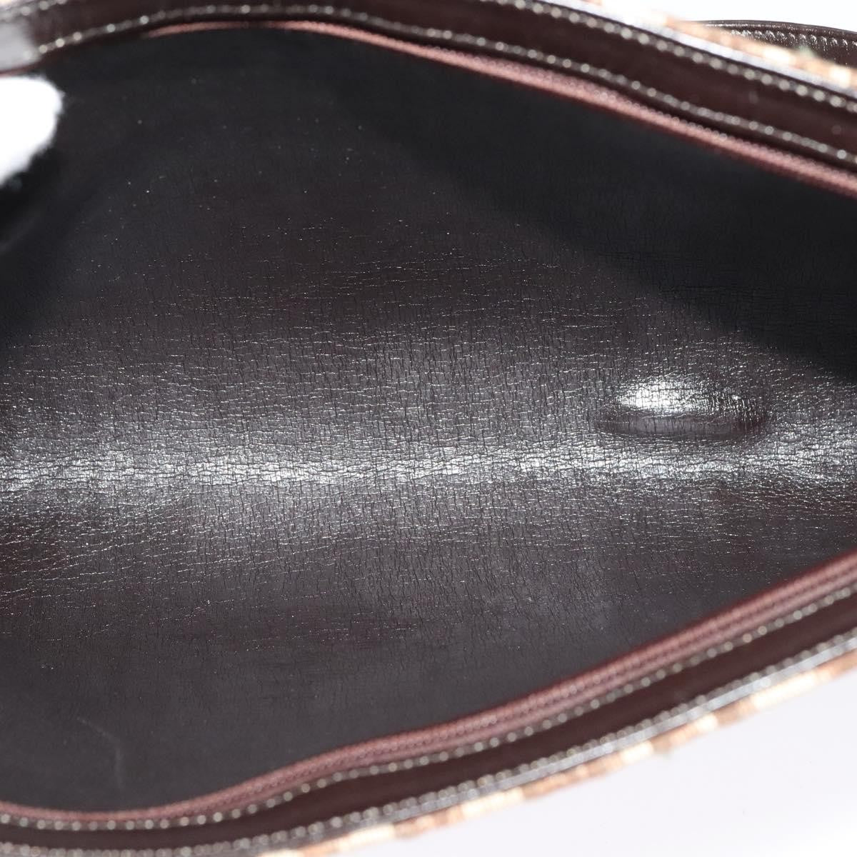 Christian Dior Vintage Trotter Shoulder Bag Canvas