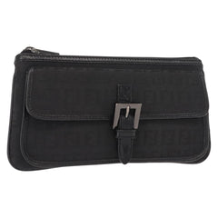 Fendi FF Logo Pouch Canvas