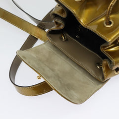 Gucci Vintage Bamboo Backpack Patent