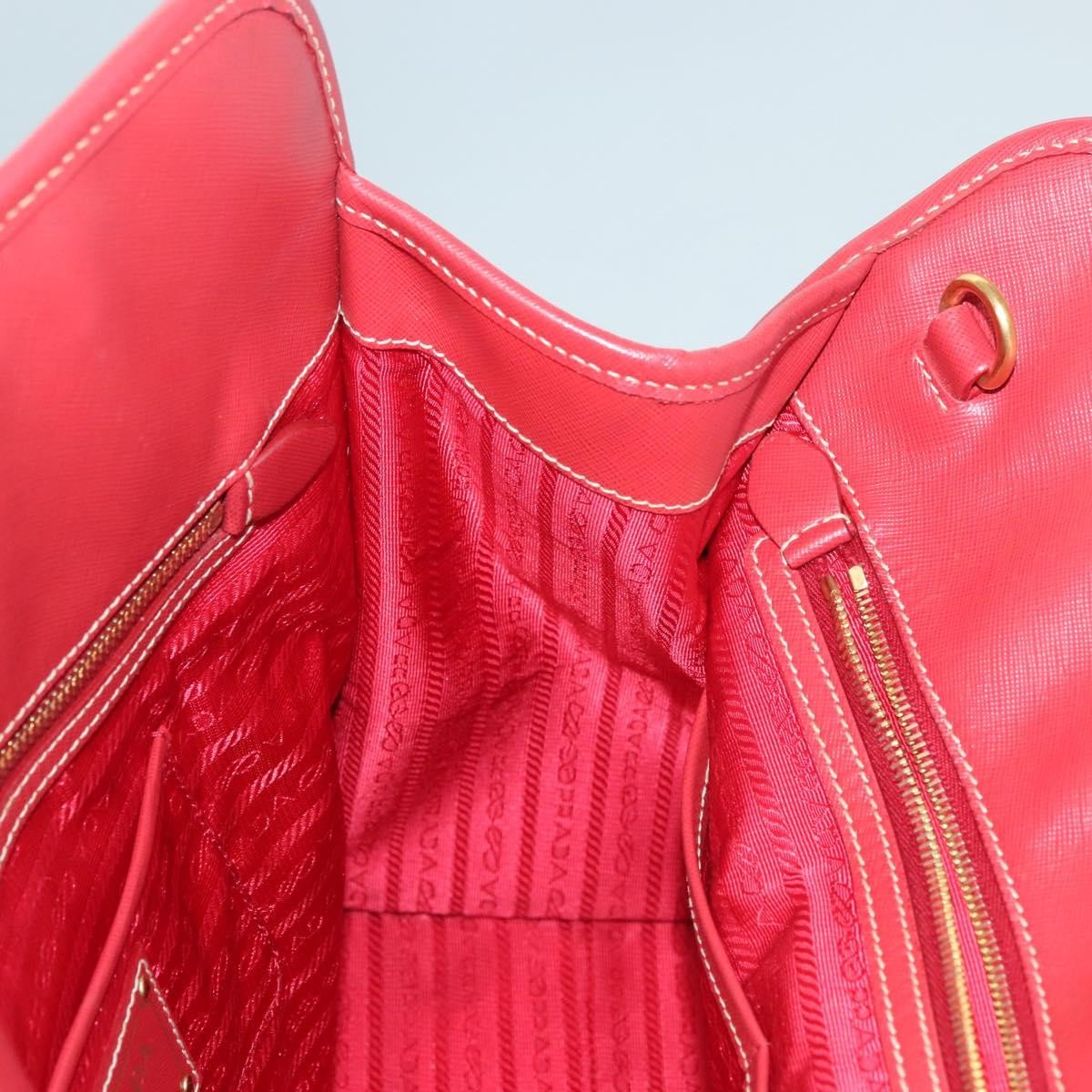 Prada Convertible Tote Canvas and Saffiano Leather