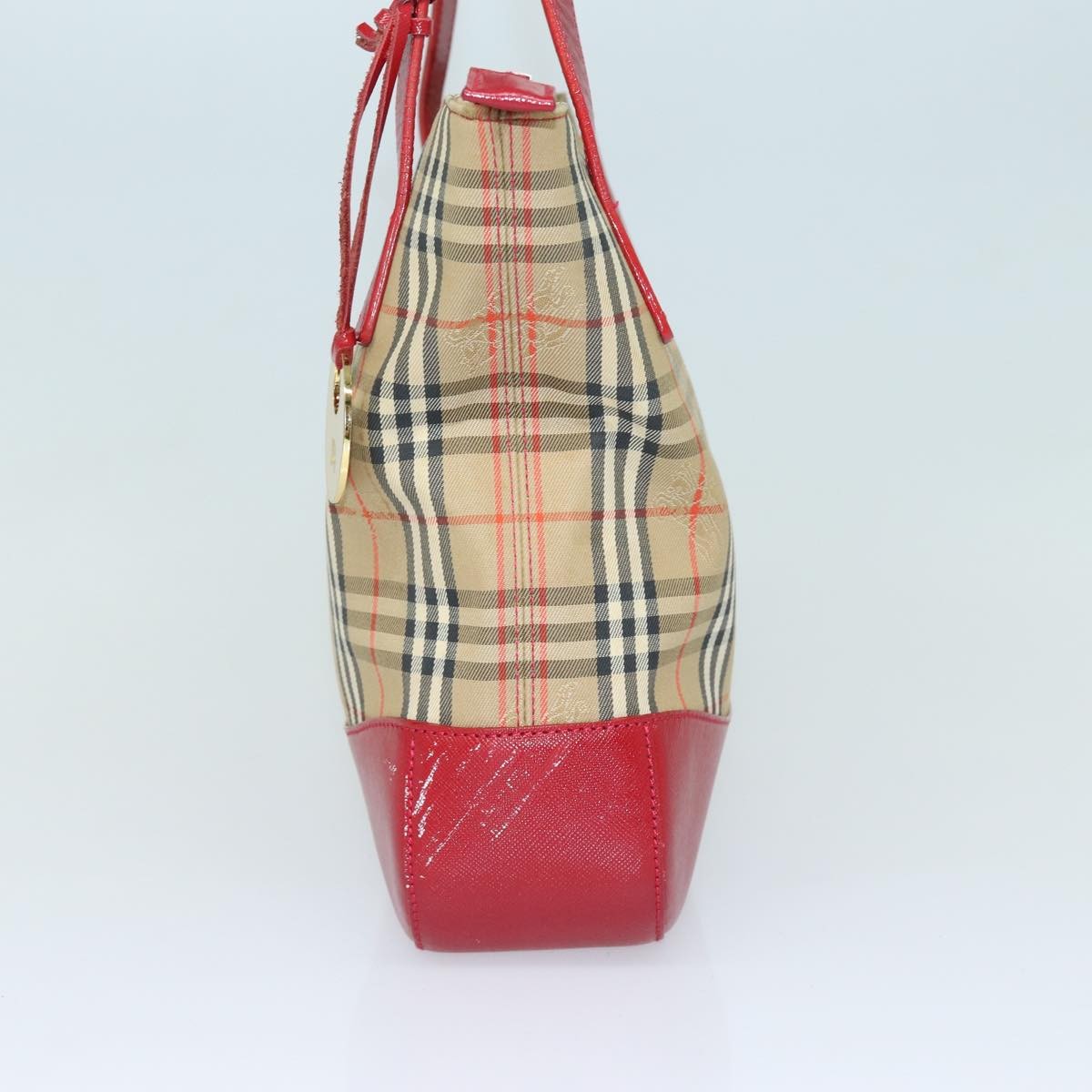Burberry Nova Check Tote Canvas and Leather