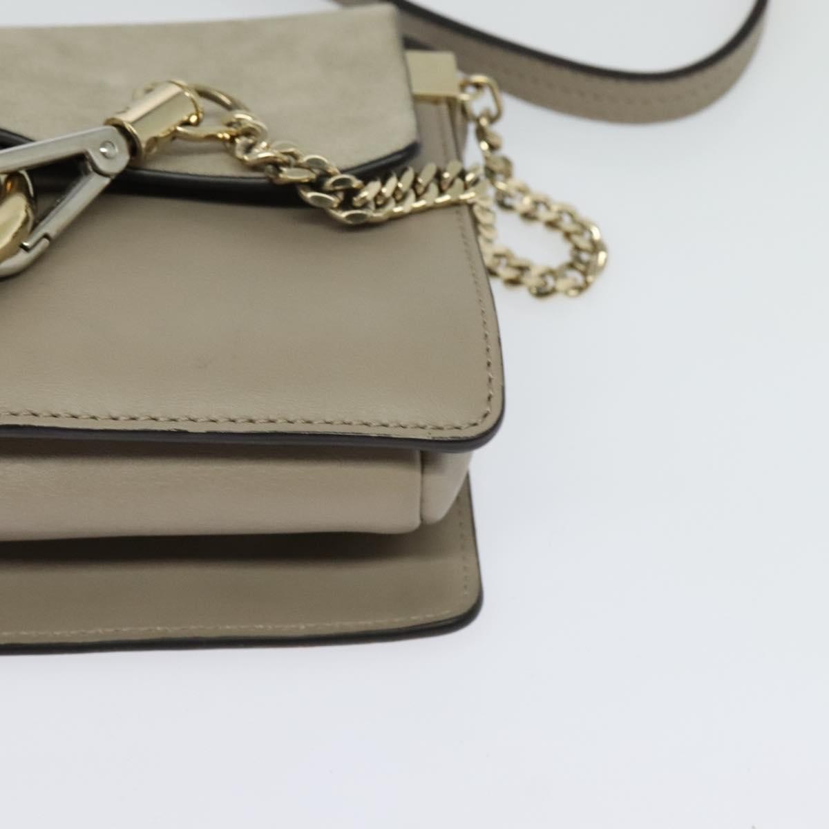Chloe Faye Shoulder Bag Leather and Suede