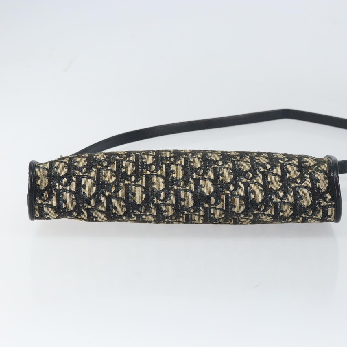 Christian Dior Vintage Trotter Shoulder Bag Canvas