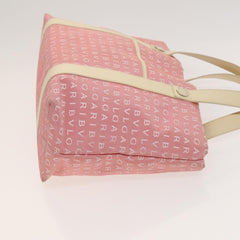 Bvlgari B.Zero1 Logomania Bag Canvas with Leather