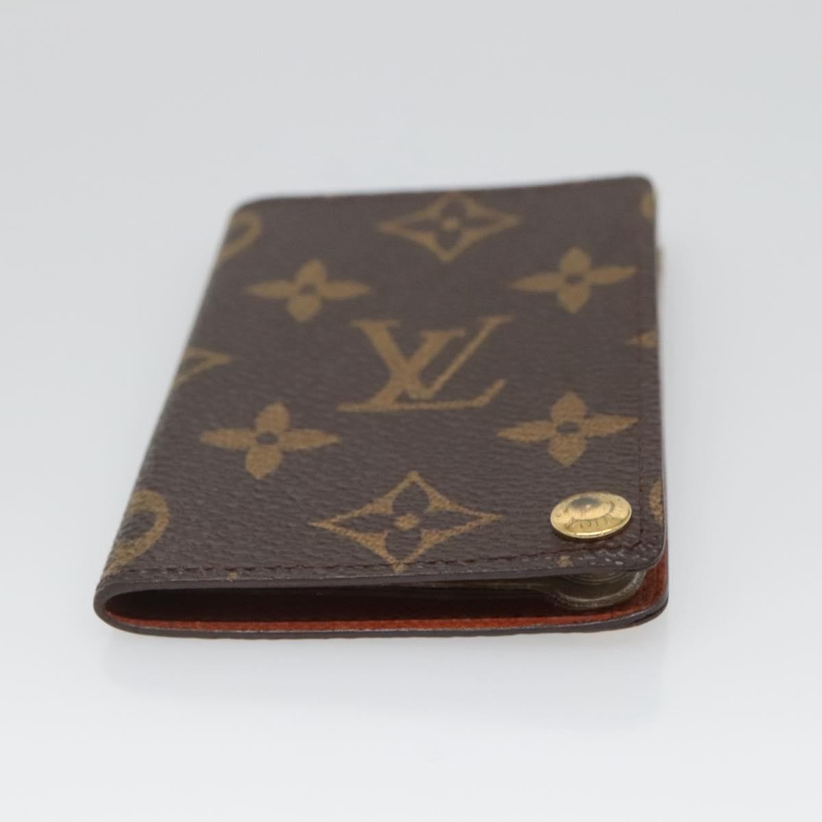 Louis Vuitton Porte Cartes Pression Card Case Monogram Canvas