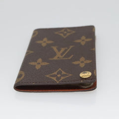 Louis Vuitton Porte Cartes Pression Card Case Monogram Canvas