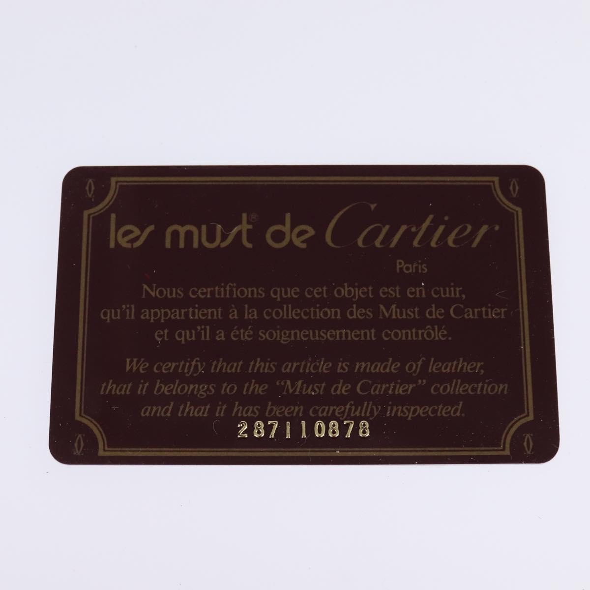 cartier Must de Cartier Shoulder Bag Leather