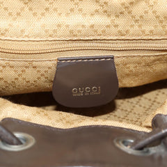 Gucci Vintage Bamboo Sling Backpack Nylon