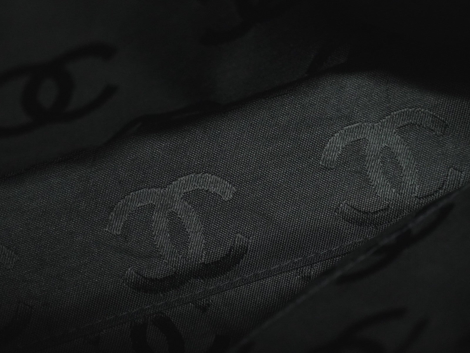 Chanel Surpique Tote Quilted Leather