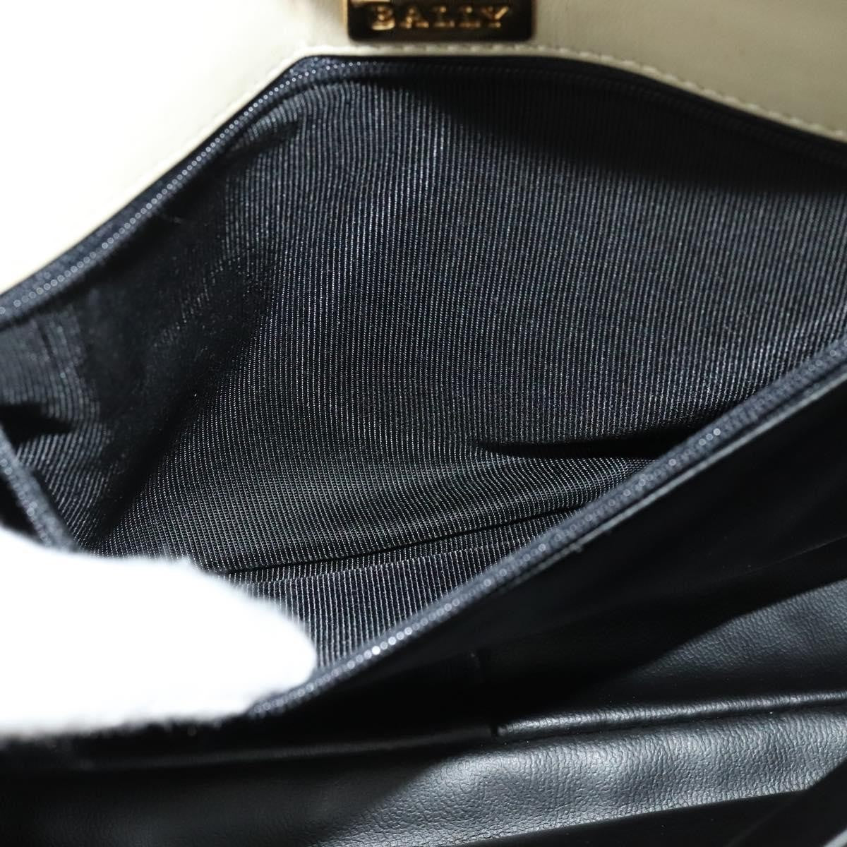 Bally Vintage Chain Shoulder Bag Quilted Leather