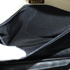 Bally Vintage Chain Shoulder Bag Quilted Leather