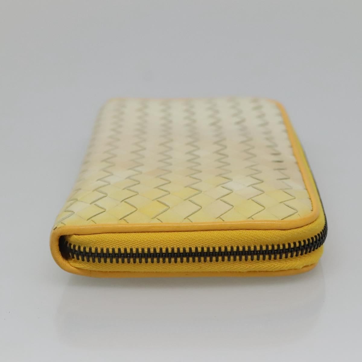 Bottega Veneta Intrecciato Long Zip  Wallet Leather