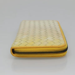 Bottega Veneta Intrecciato Long Zip  Wallet Leather