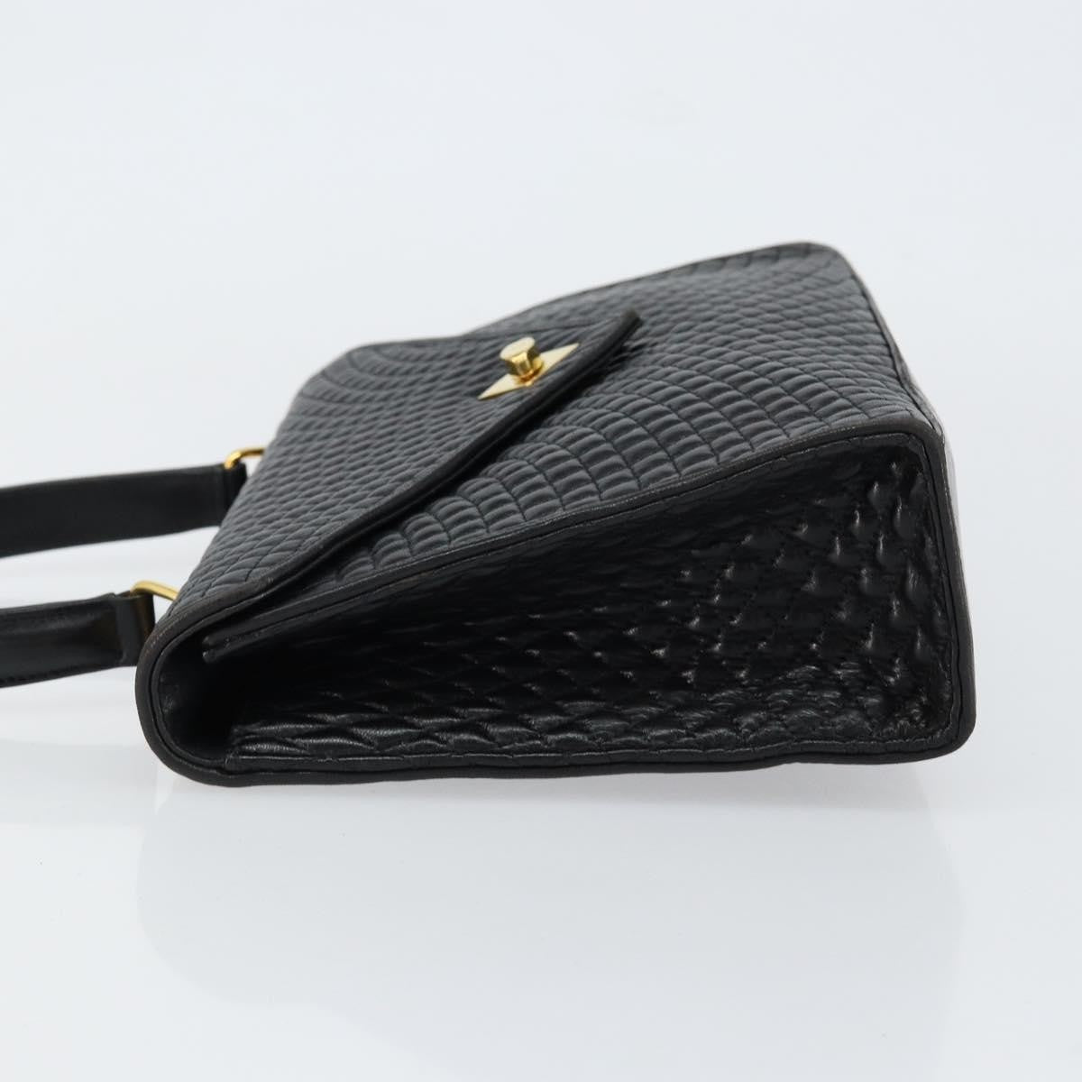 Bally Vintage Handbag Quilted Leather