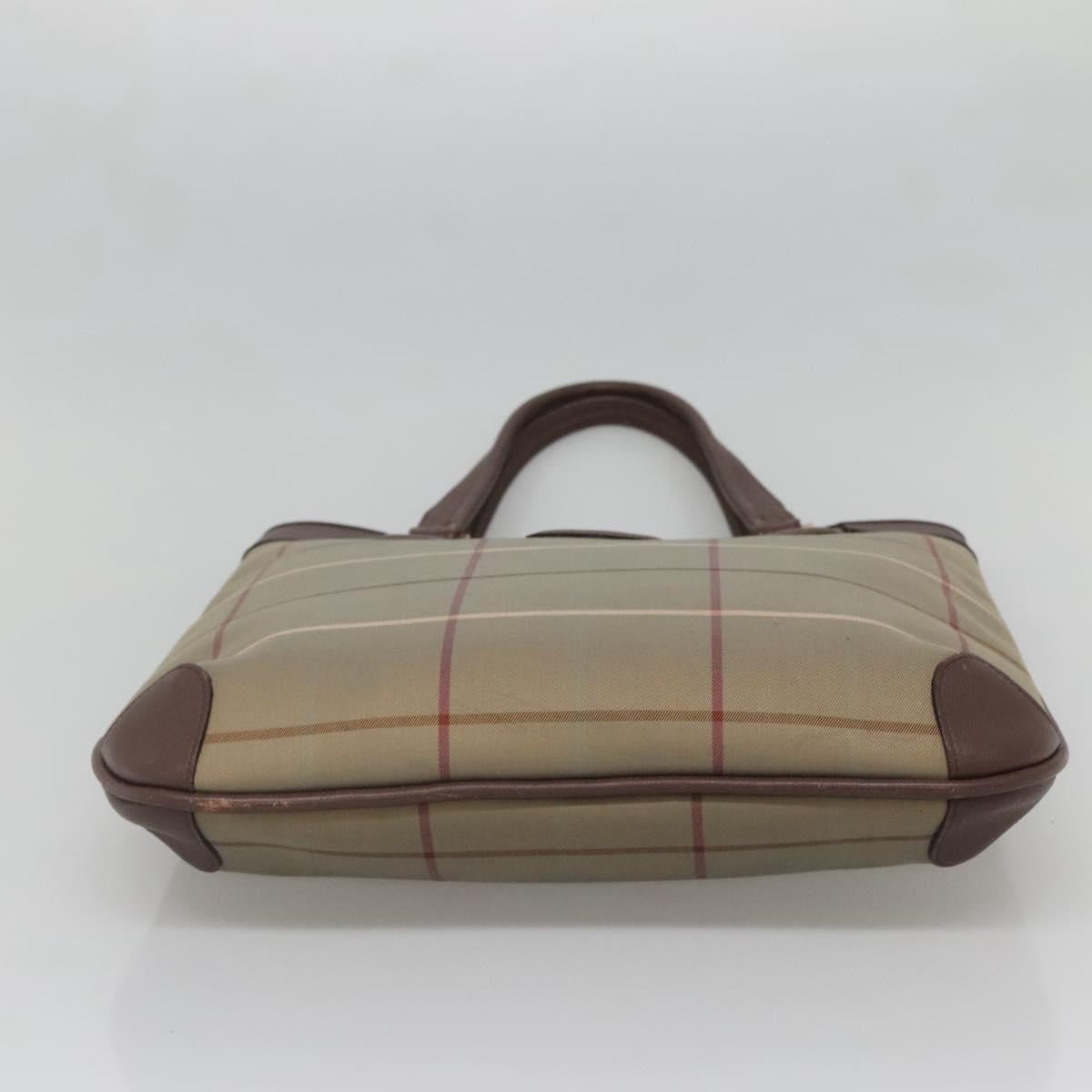 Burberry Nova Check Tote Canvas and Leather