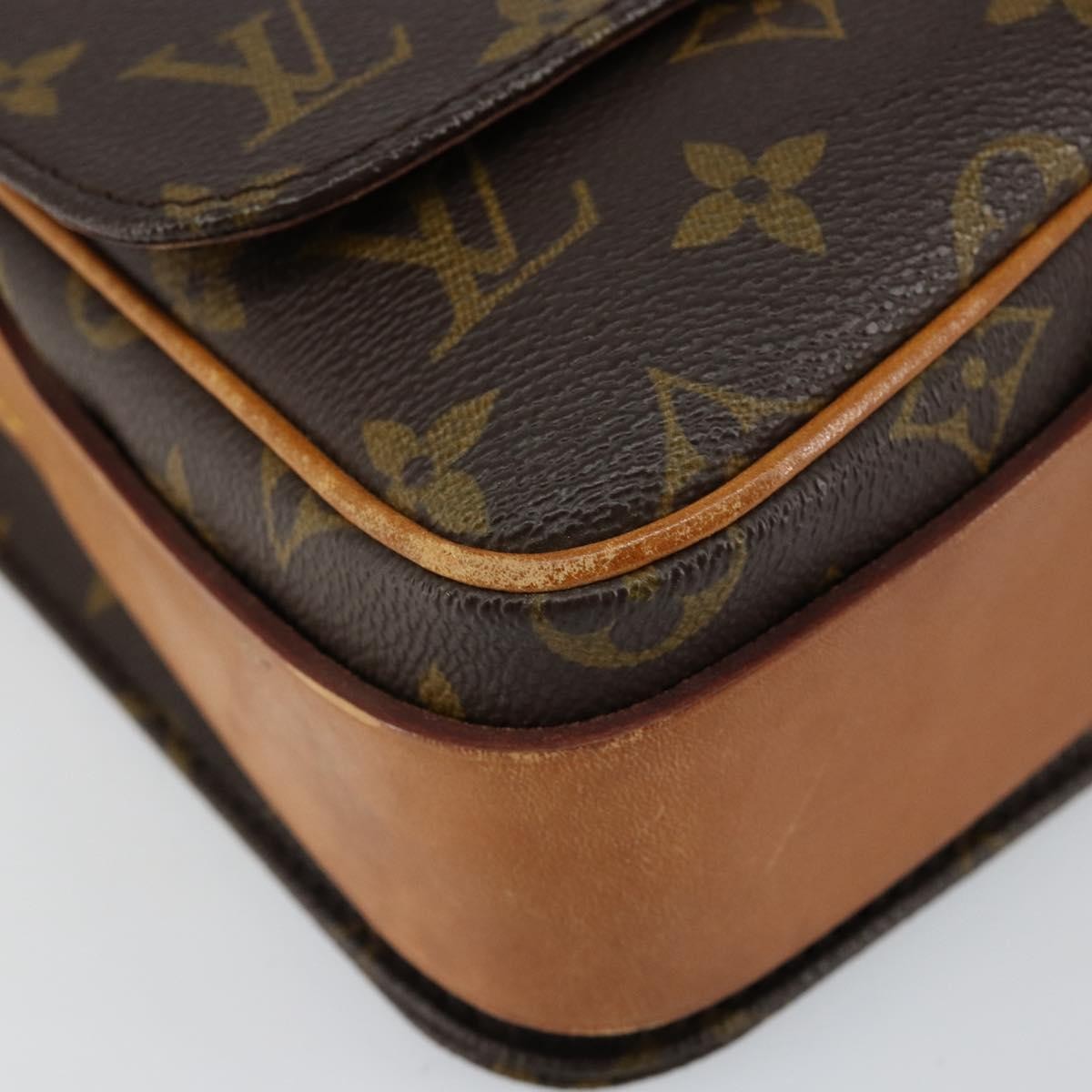 Louis Vuitton Cartouchiere Handbag Monogram Canvas