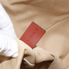 Chloe Woody Tote Canvas with Leather