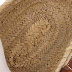 Chloe Marcie Basket Bag Raffia and Leather