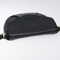 Burberry Flap Shoulder Bag Leather