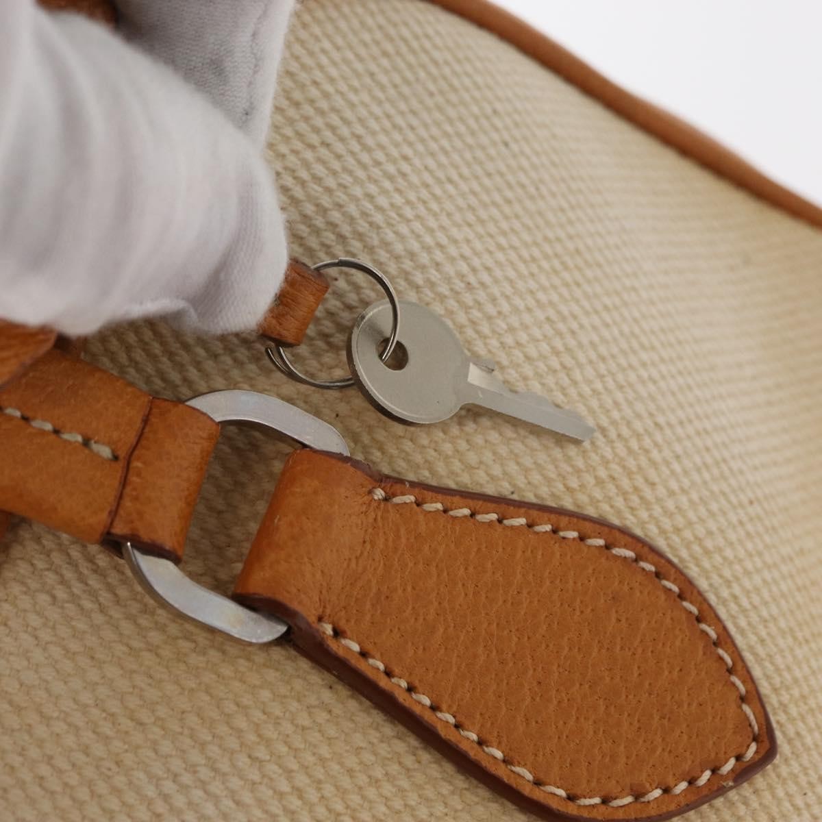 Prada Bowler Bag Canvas with Leather