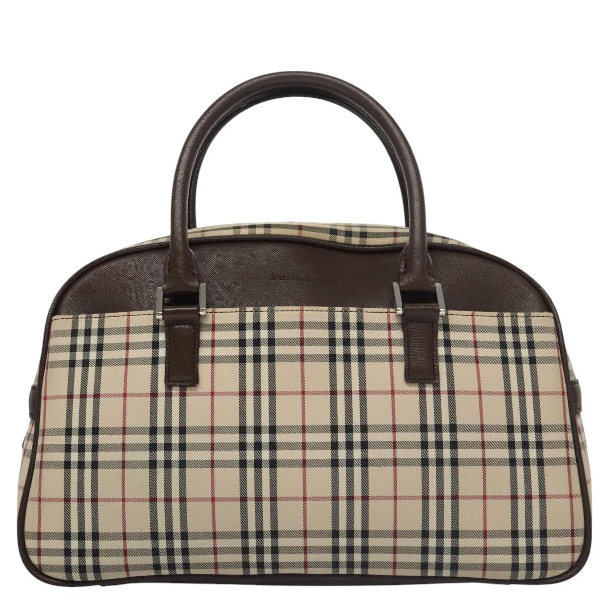 Burberry Nova Check Bowling Bag Canvas