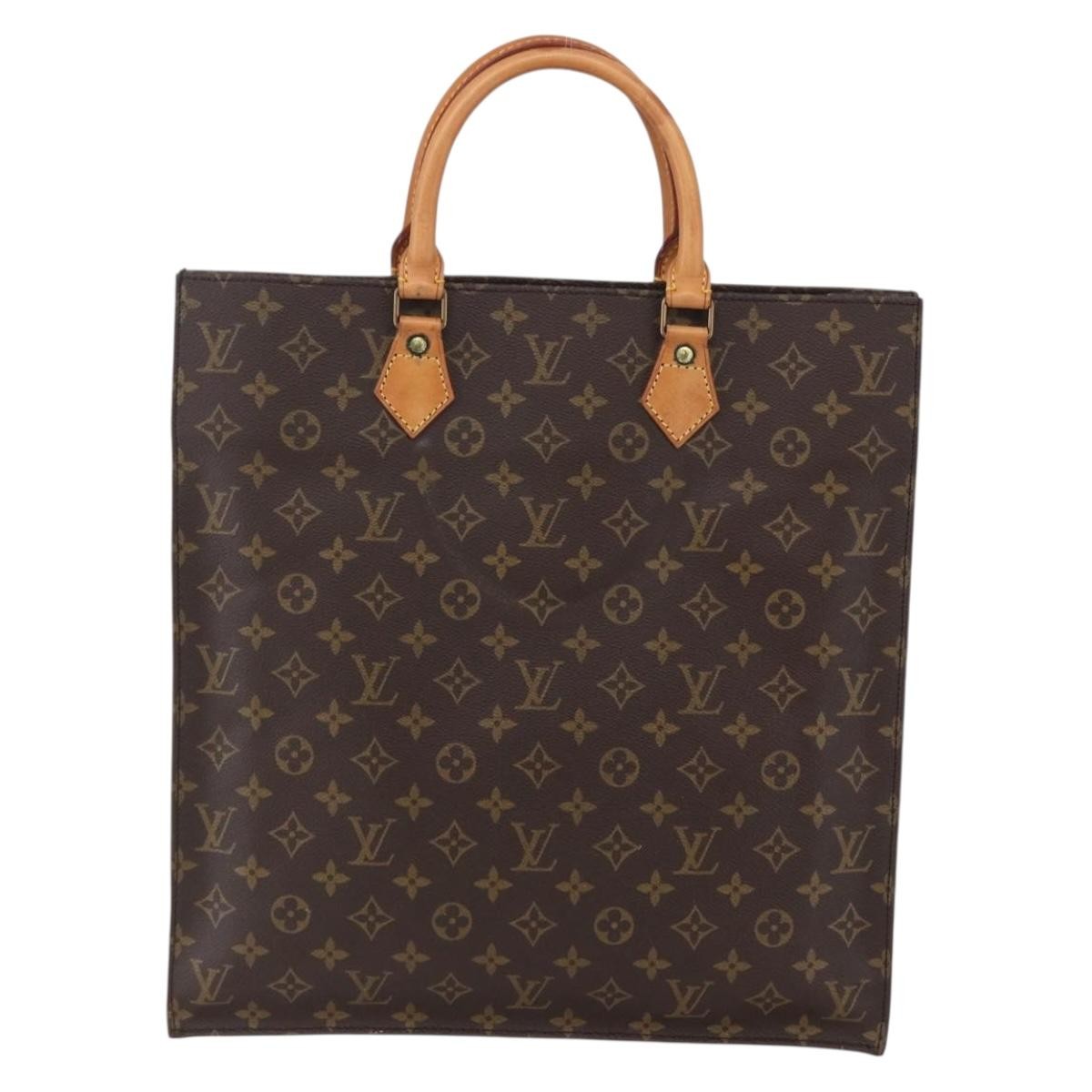 Louis Vuitton Sac Plat Bag Monogram Canvas