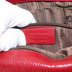 Salvatore Ferragamo Gancini Shoulder Bag Leather