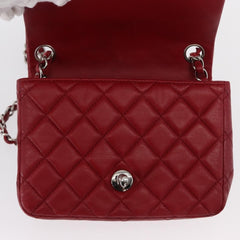 Chanel Square Classic Single Flap Bag Quilted Lambskin
