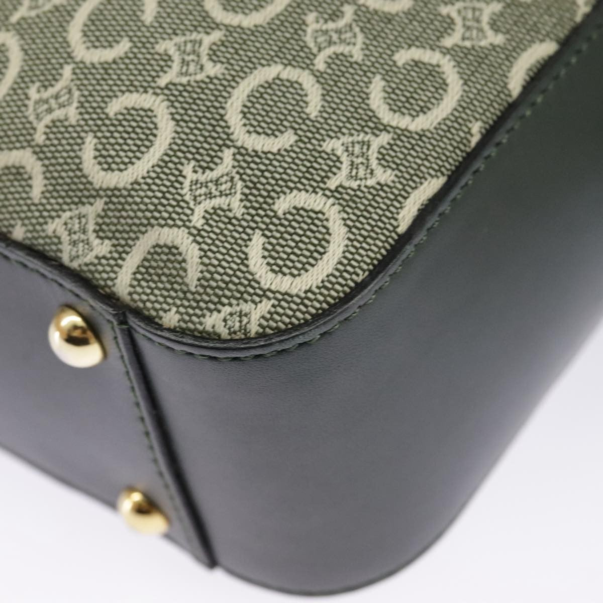 Celine C Macadam Handbag Canvas