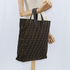 Fendi Open Shopping Tote Zucca Canvas