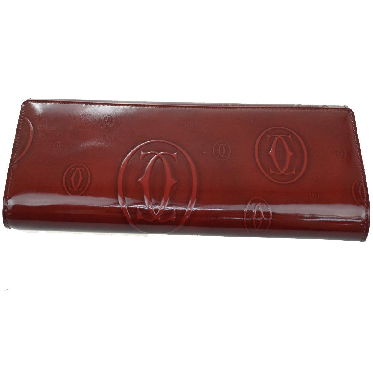 Cartier Happy Birthday Long Wallet Patent leather