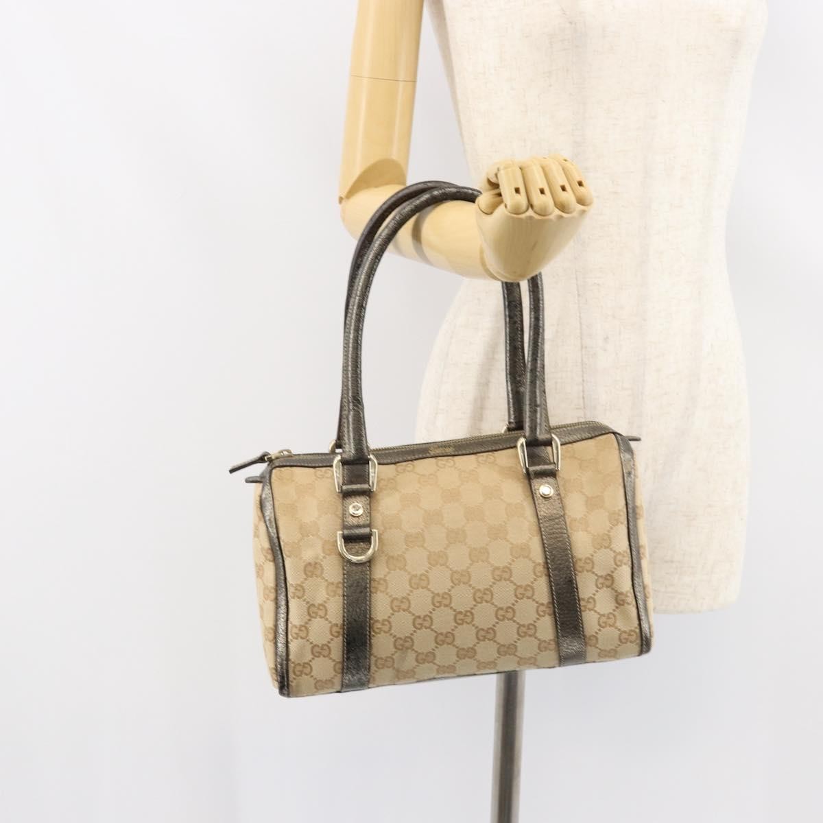 Gucci Abbey Boston Bag GG Canvas