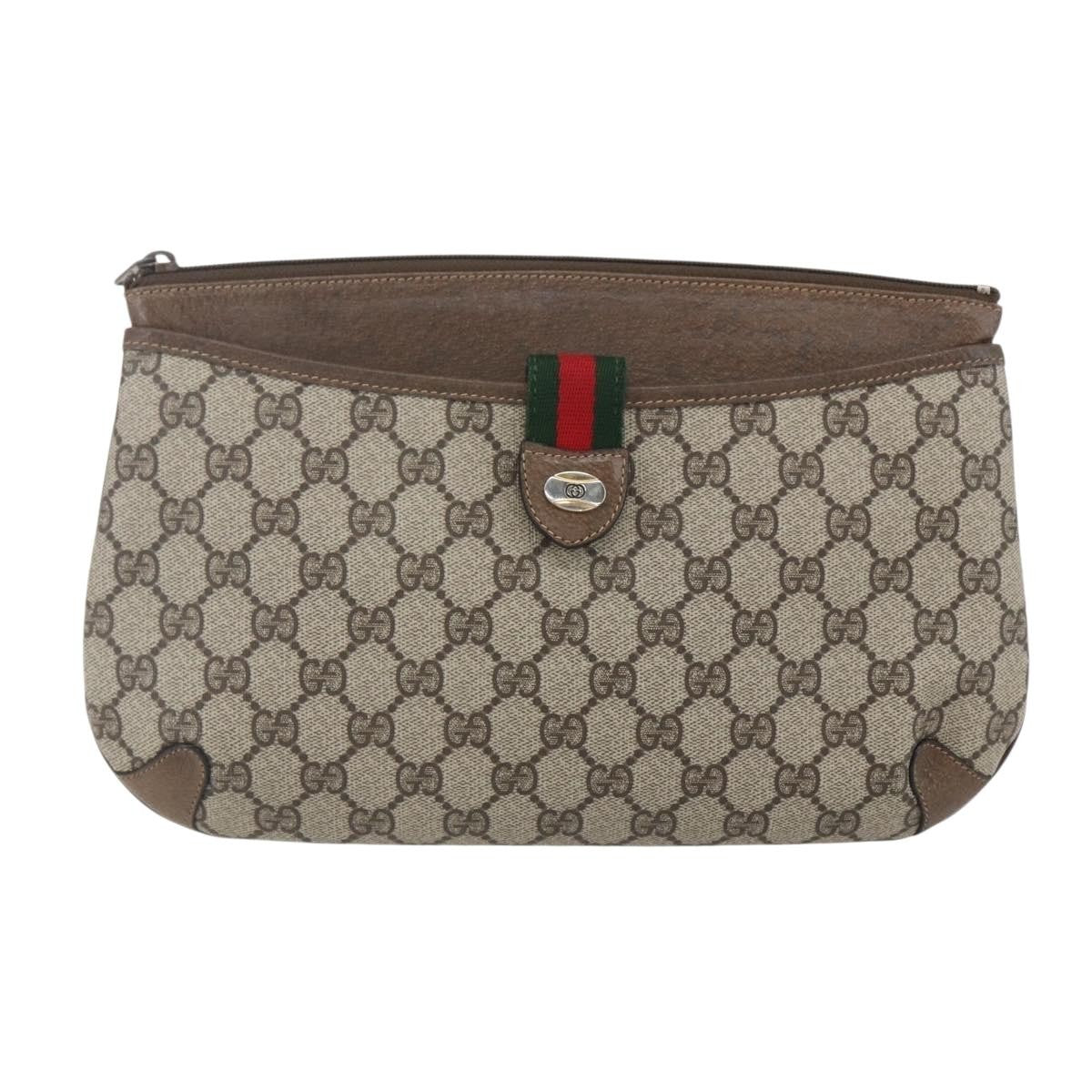 Gucci Vintage Web Crossbody Bag GG Coated Canvas