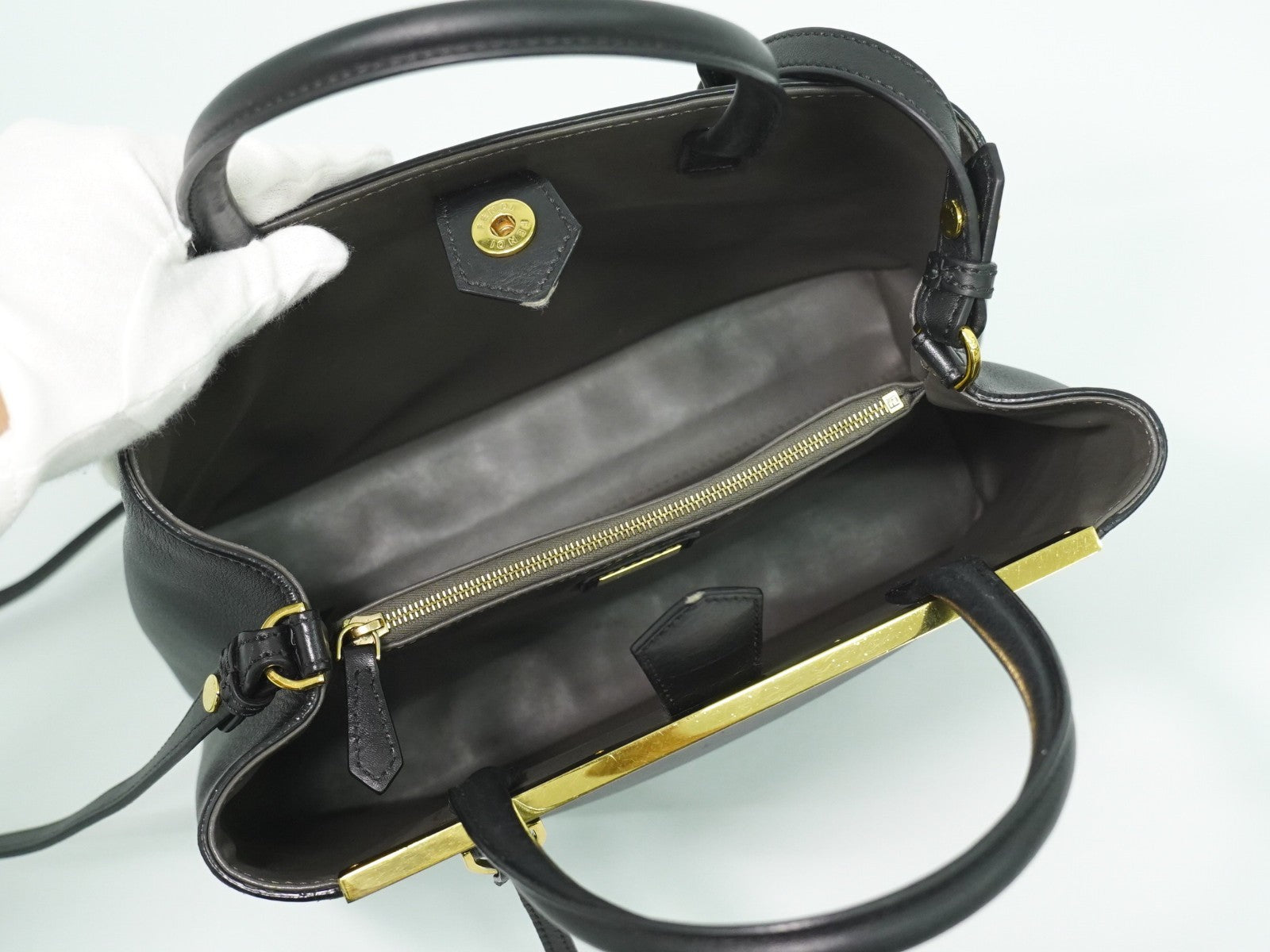 Fendi 2Jours Bag Leather