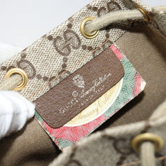 Gucci Drawstring Bucket Bag GG Canvas