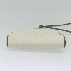 Christian Dior Vintage Honeycomb Zip Pouch Coated Canvas