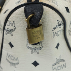 MCM Visetos logogramme Handbag Canvas and Leather