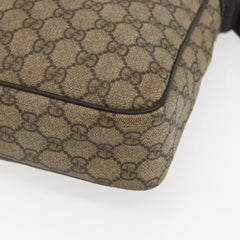 Gucci Front Zip Messenger GG Coated Canvas