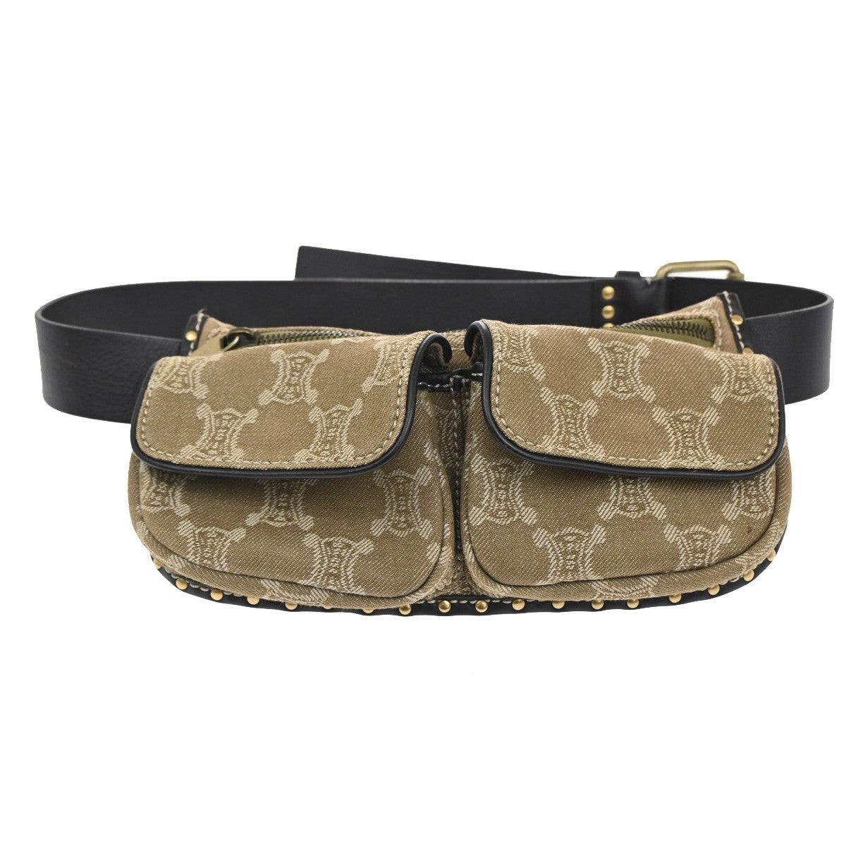 Celine Bum Bag Canvas with Leather