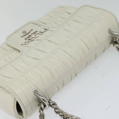 Prada Chain Flap Shoulder Bag Nappa Gaufre