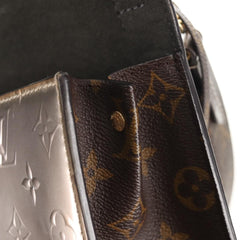 Louis Vuitton Spring Street NM Handbag Monogram Vernis with Monogram Canvas