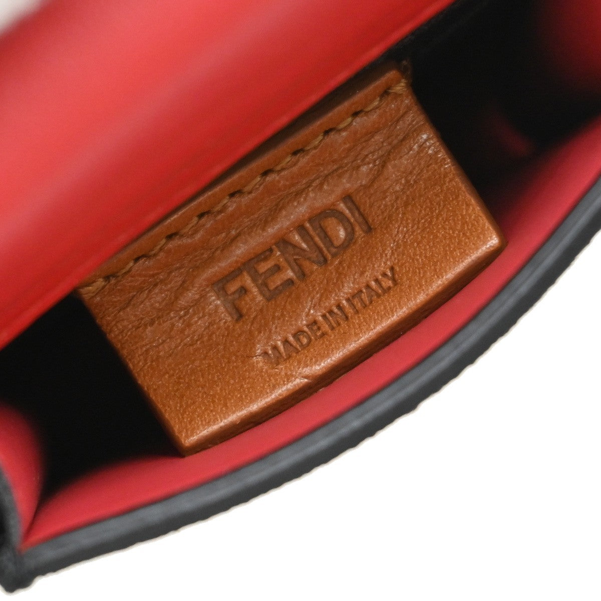 Fendi Charm Key Holder Zucca canvas