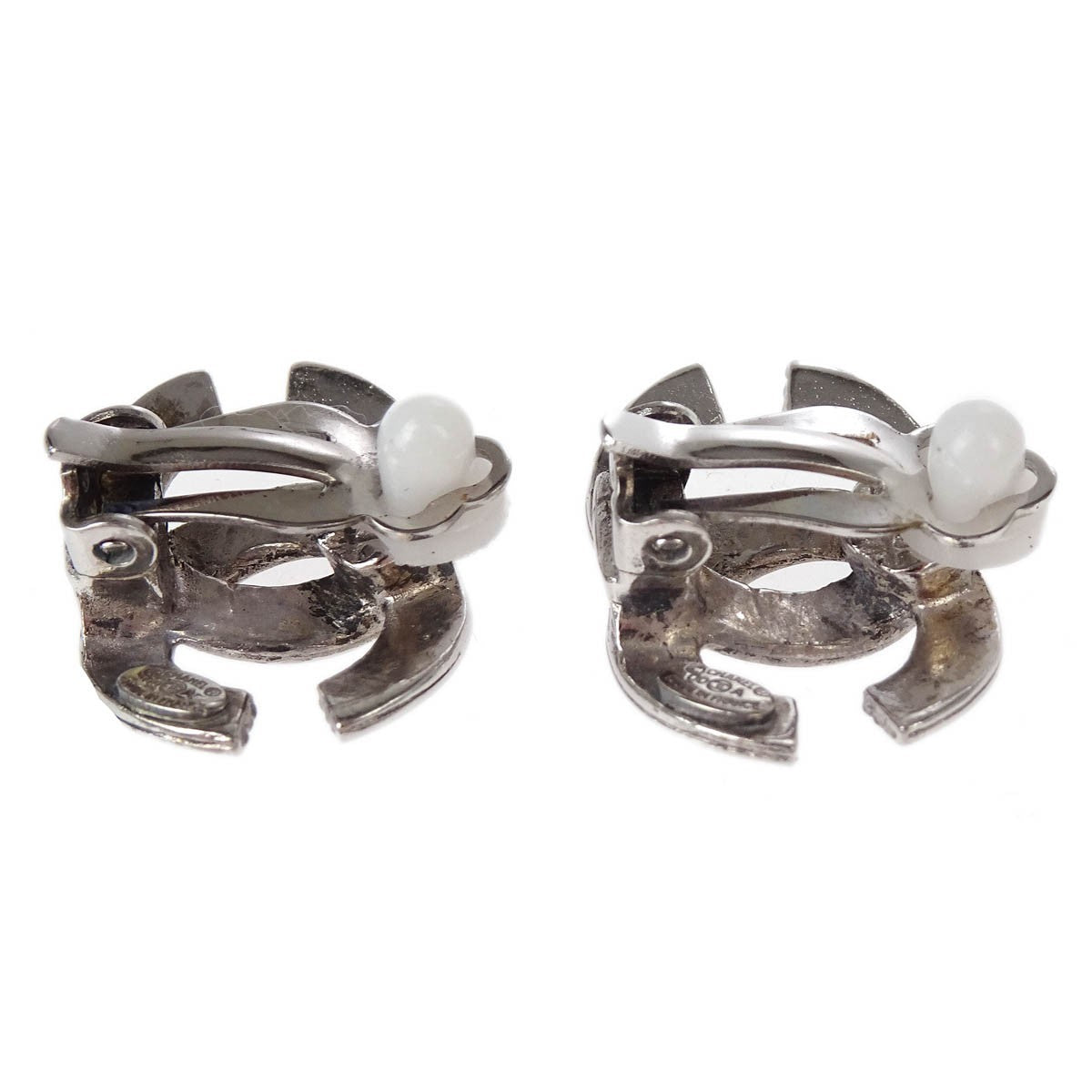Chanel CC Clip-On Earrings Metal
