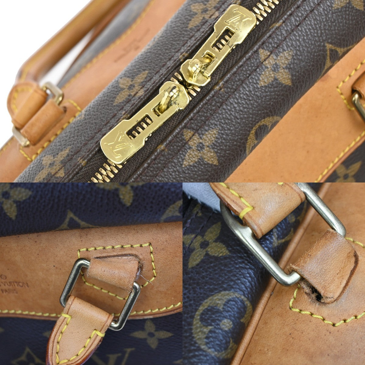 Louis Vuitton Deauville Handbag Monogram Canvas