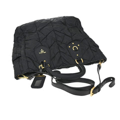 Prada Convertible Side Pocket Tote Chevron Tessuto