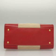 Prada Convertible Tote Canvas and Saffiano Leather