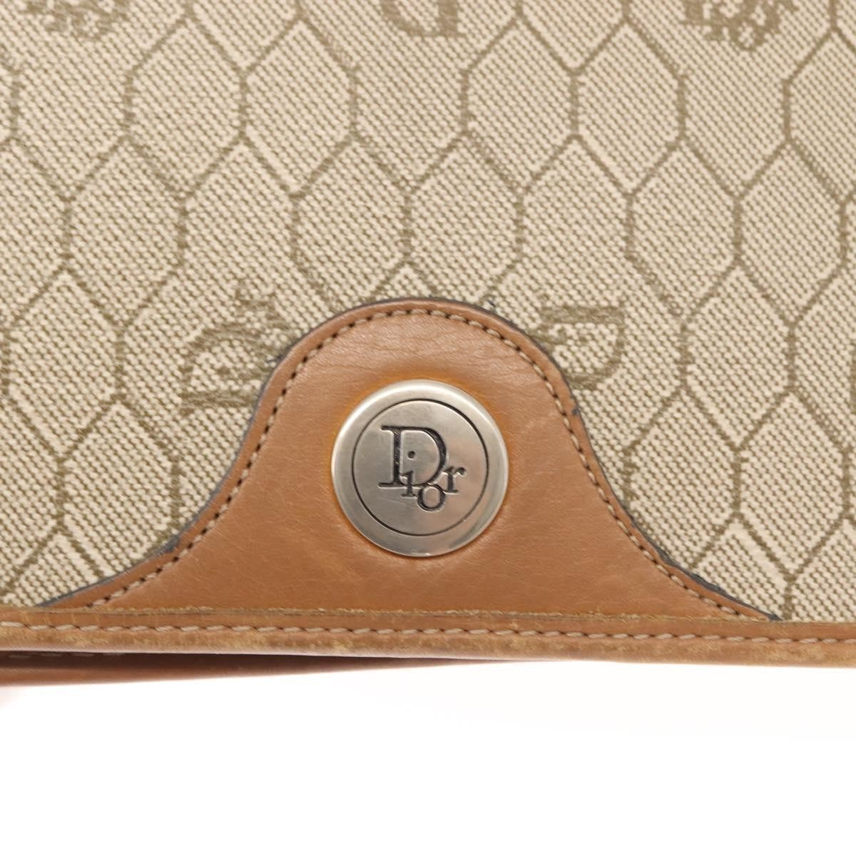 Christian Dior Vintage Honeycomb chain Canvas