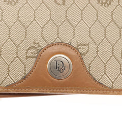 Christian Dior Vintage Honeycomb chain Canvas