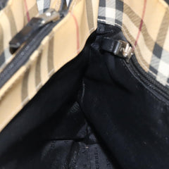 Burberry Nova Check Tote Canvas and Leather